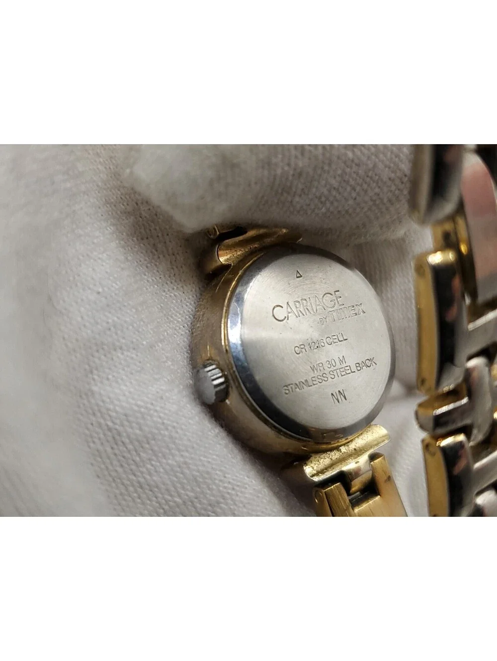 Carriage By Timex Quartz Watch Womens New Battery Round 18mm